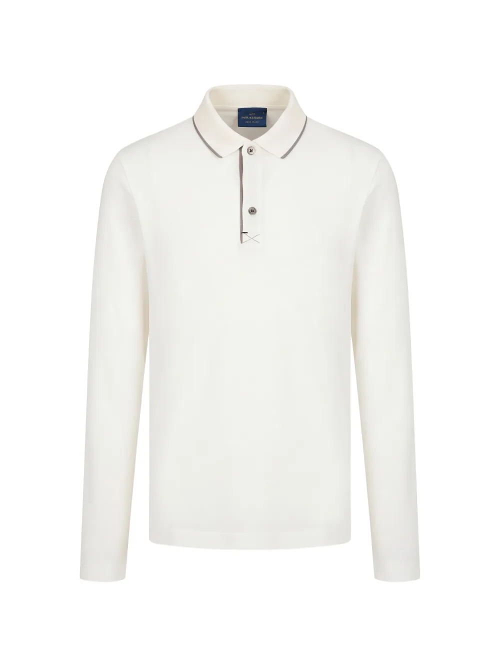 Paul & Shark long-sleeve polo shirt Wit