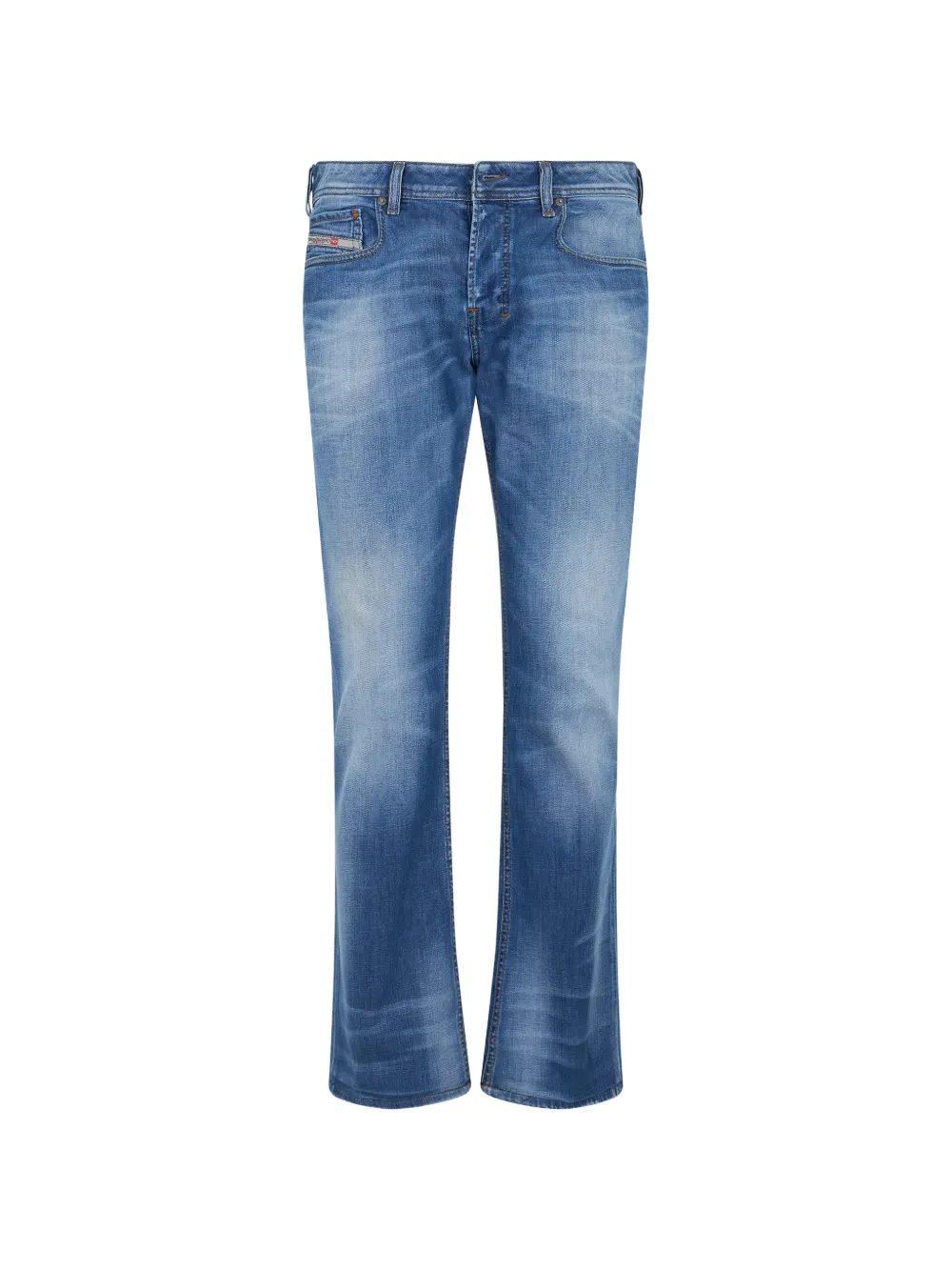 Diesel faded-effect flared jeans - Blu