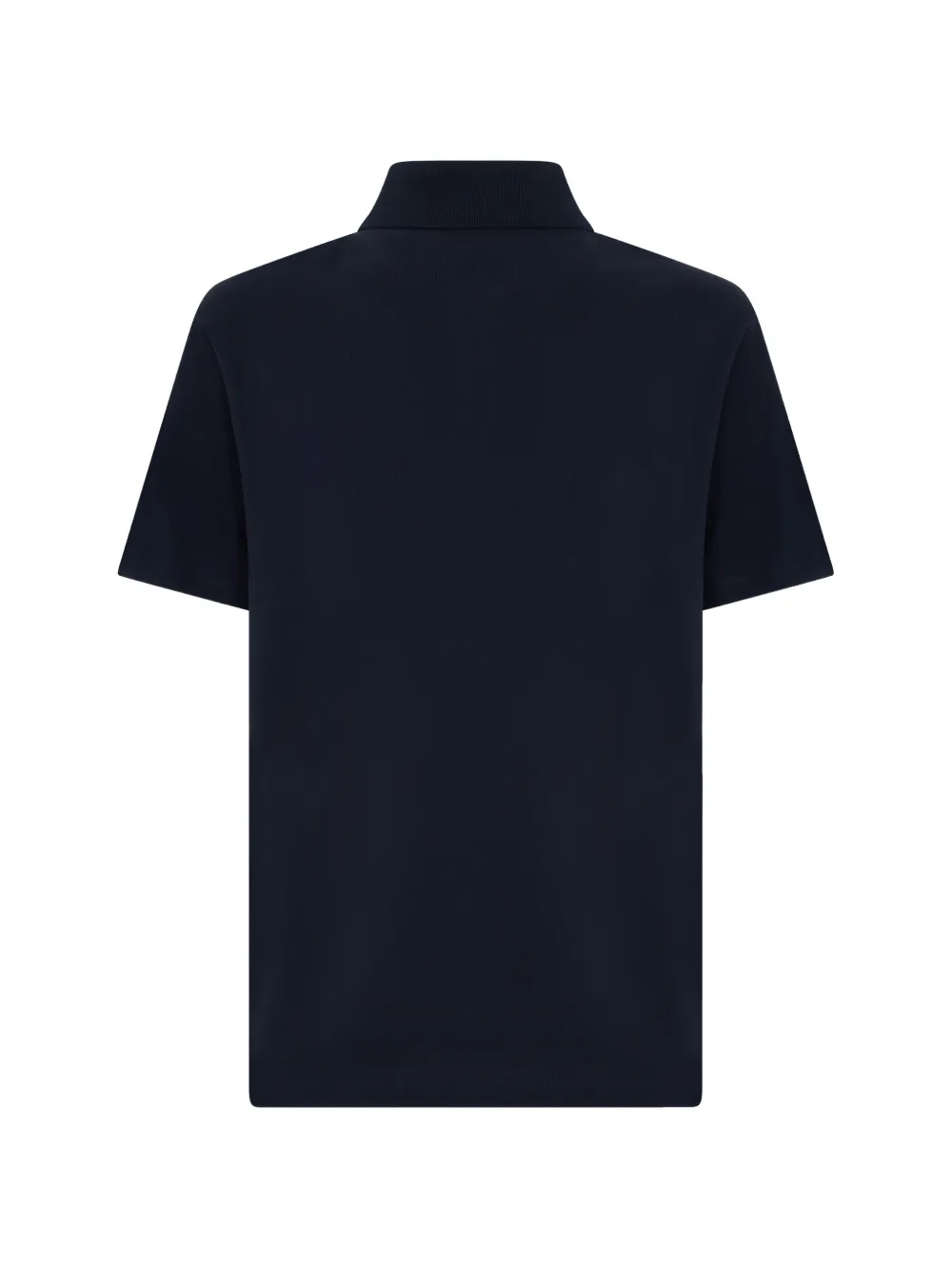 Paul & Shark logo-embroidered short-sleeve polo shirt Blauw