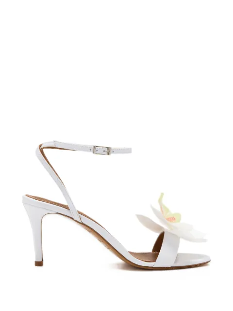Alameda Turquesa Fiona flower-appliqué sandals