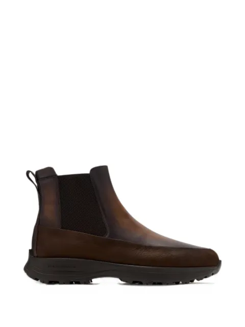 Magnanni burnished leather boots