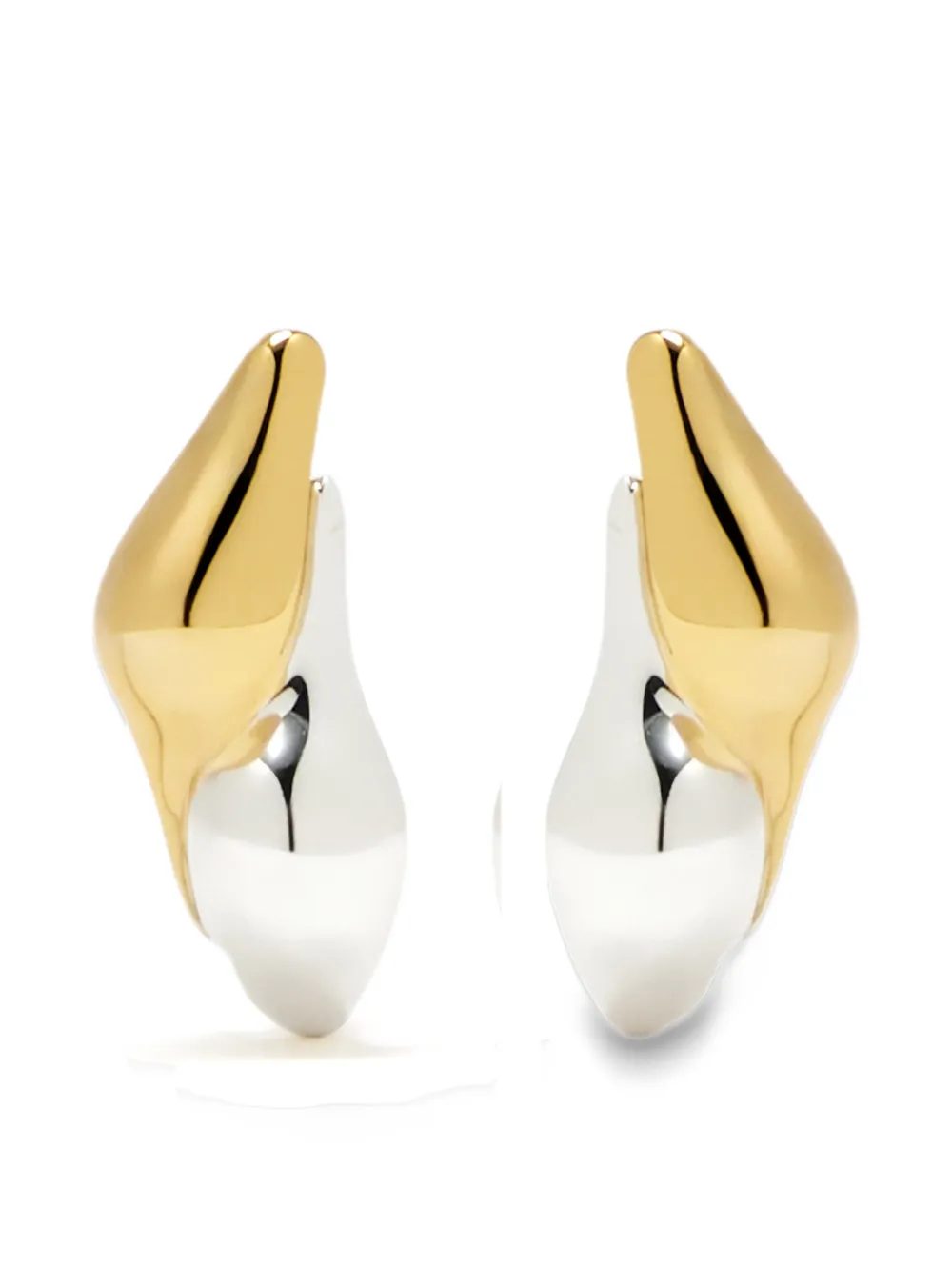 Jenny Bird Egret huggie earrings - Oro