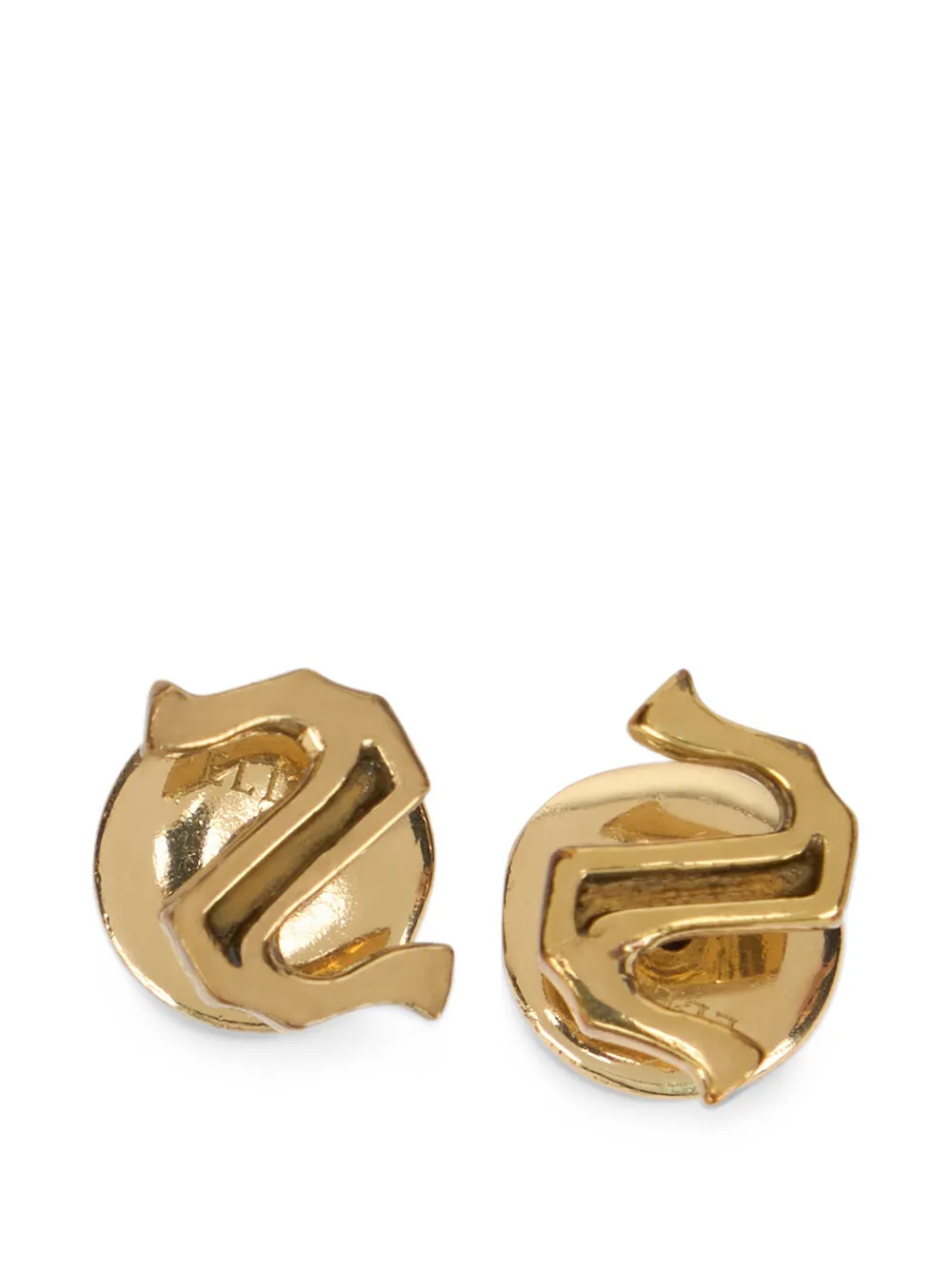 Ellery monogram-detail earrings - Oro