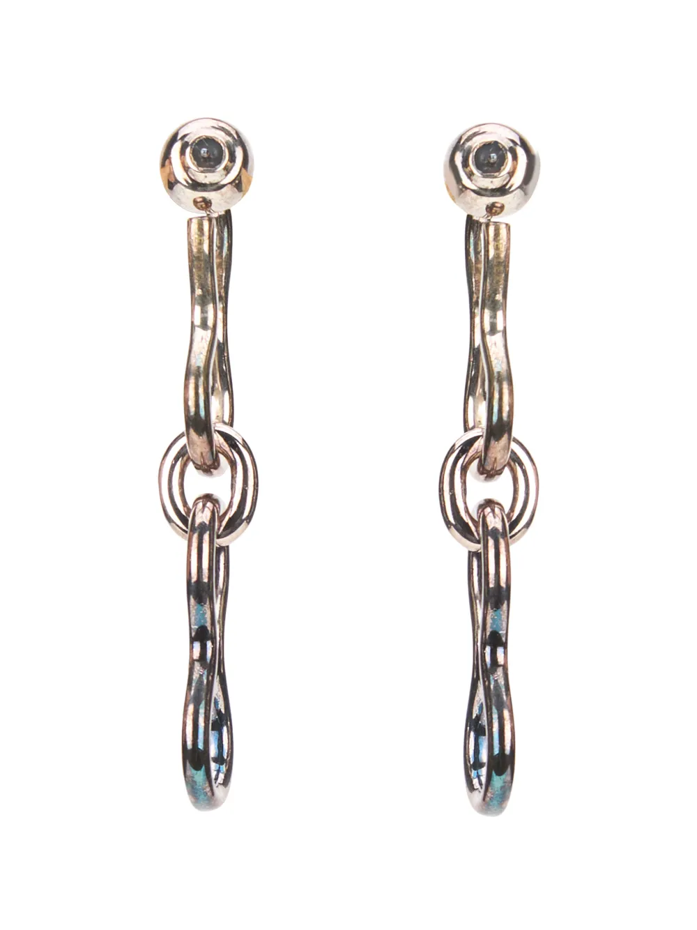 Ellery chain-link drop earrings - Argent Ellery chain-link drop earrings - Argent
