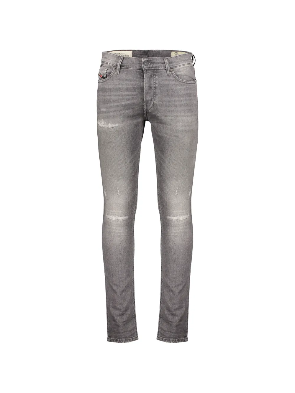 Diesel slim-fit distressed jeans - Grigio