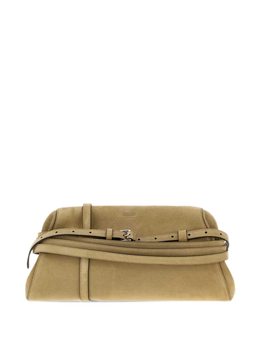 Moschino buckle-detail tote bag - Toni neutri