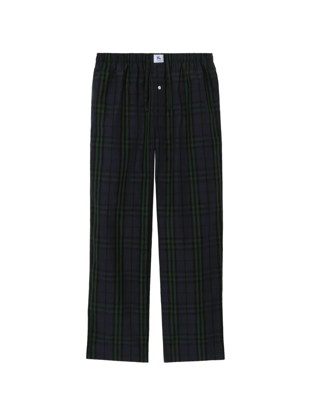 Burberry check cotton pyjama bottoms Blauw