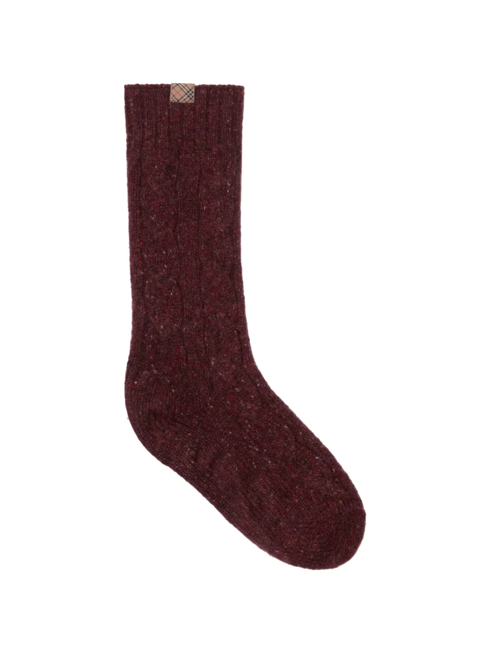 Burberry cashmere socks - Rouge