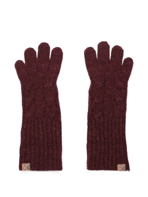 Burberry cashmere blend gloves