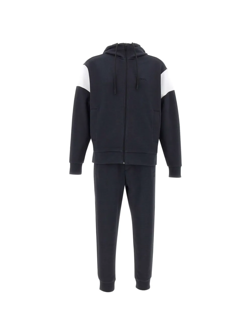 BOSS logo-embroidered tracksuit - Blu