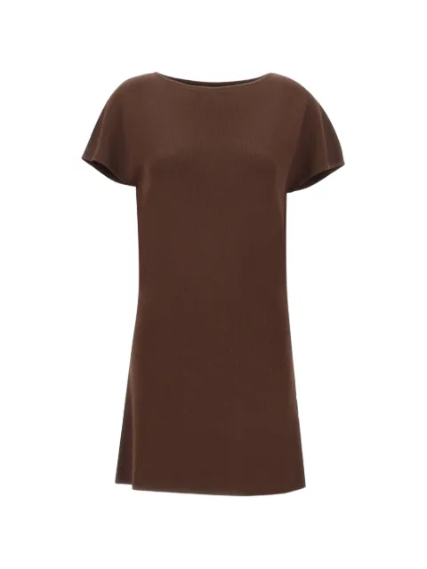 kaos short-sleeve knitted mini dress