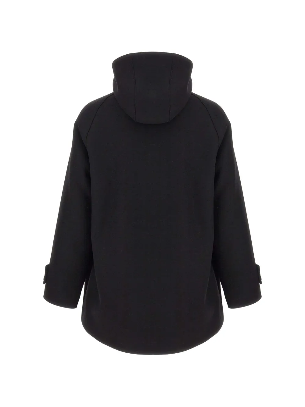 Tagliatore toggle-fastening hooded coat Zwart