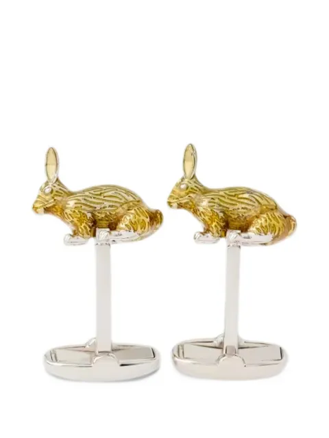 Paul Smith gold rabbit cufflinks