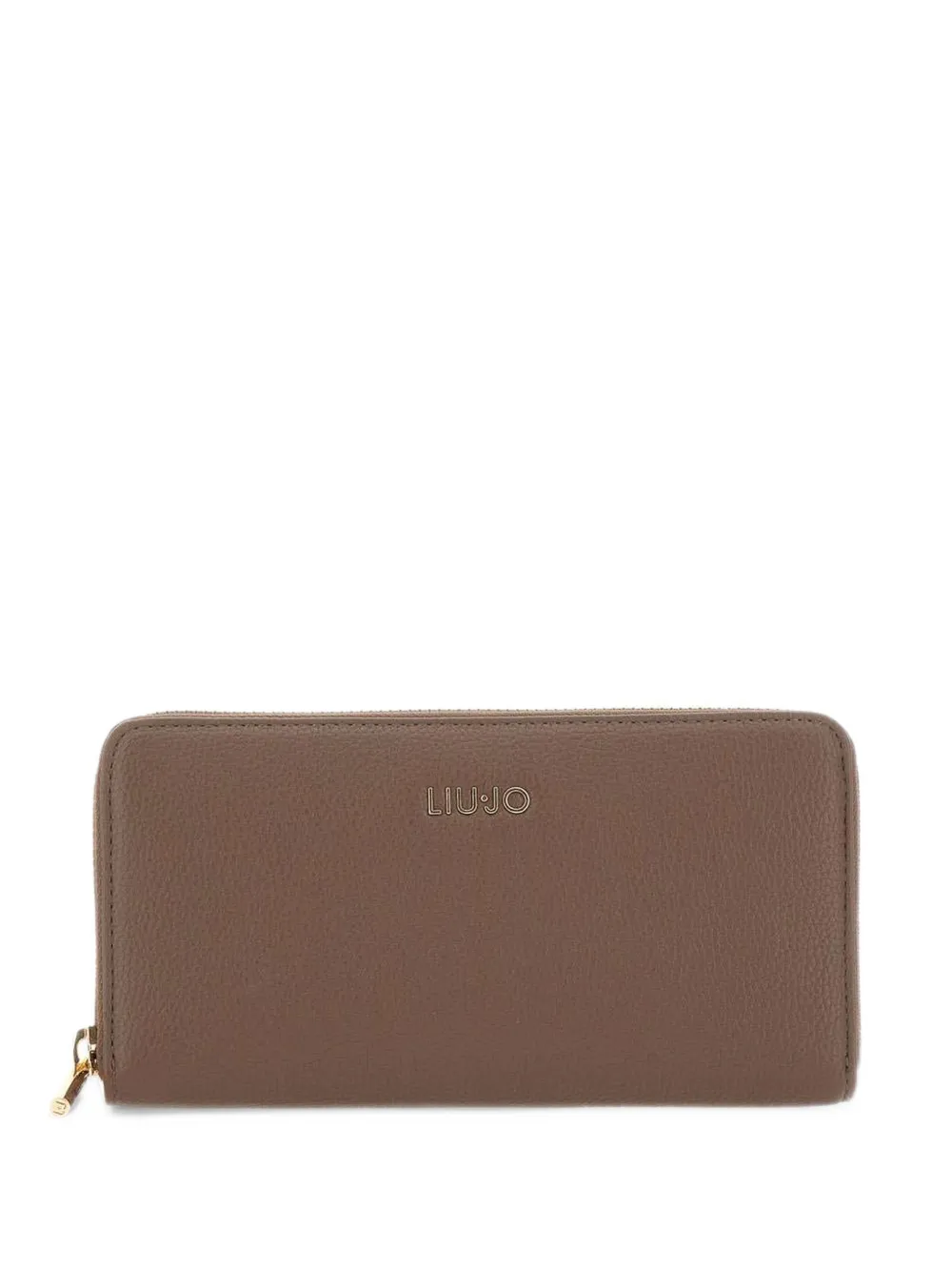 LIU JO large zip wallet - Marrone