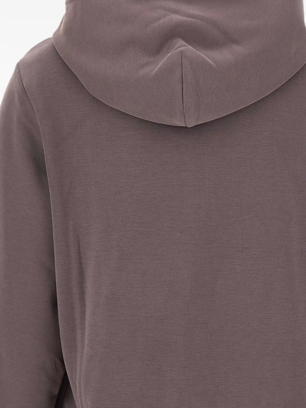 Colmar zip-up drawstring hoodie Paars