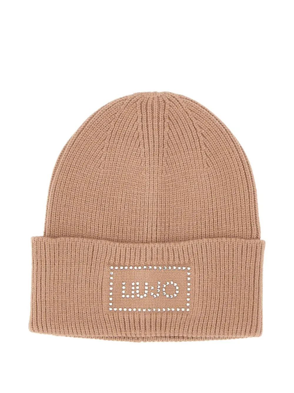 LIU JO rhinestone-embellishment beanie hat Bruin