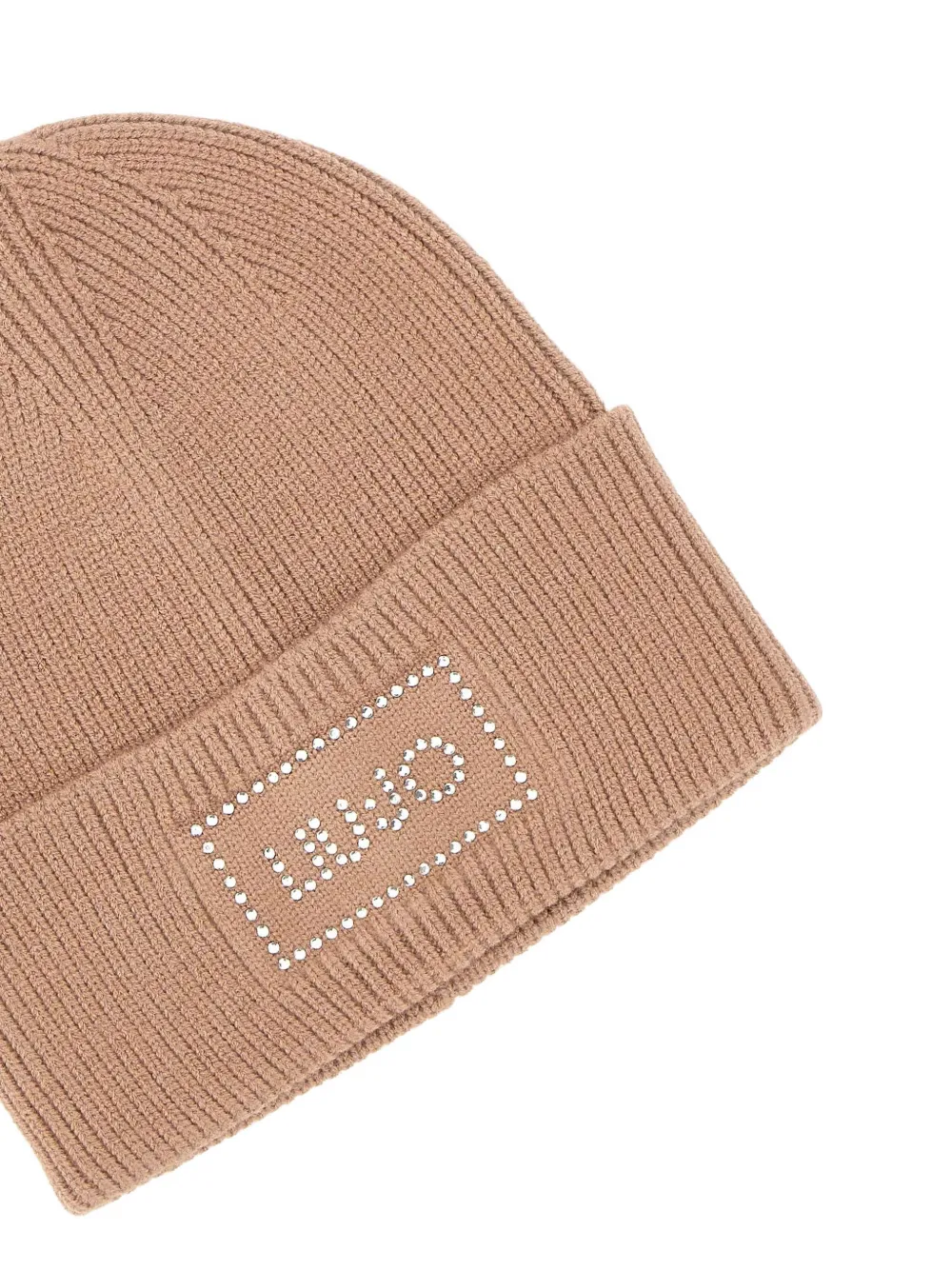 LIU JO rhinestone-embellishment beanie hat Bruin