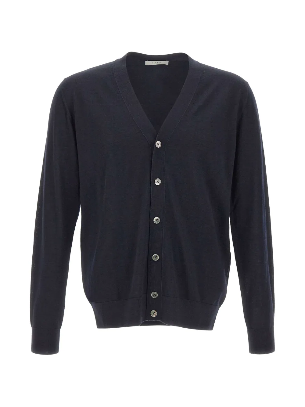 DIKTAT V-neck wool cardigan - Bleu DIKTAT V-neck wool cardigan - Bleu