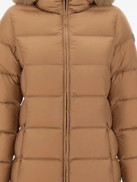 Colmar faux-fur trim hooded coat