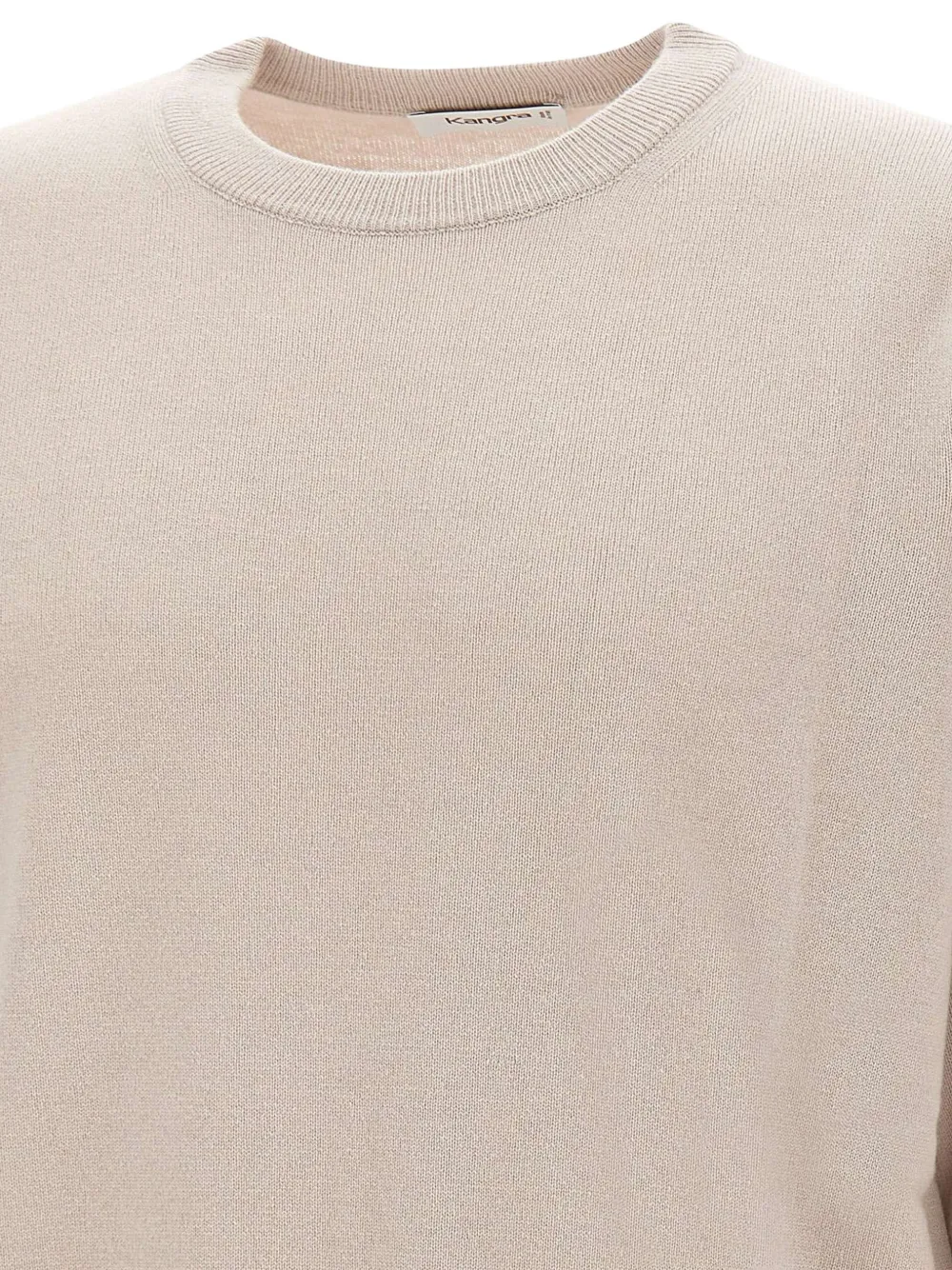 Kangra crew-neck long-sleeve sweater Beige