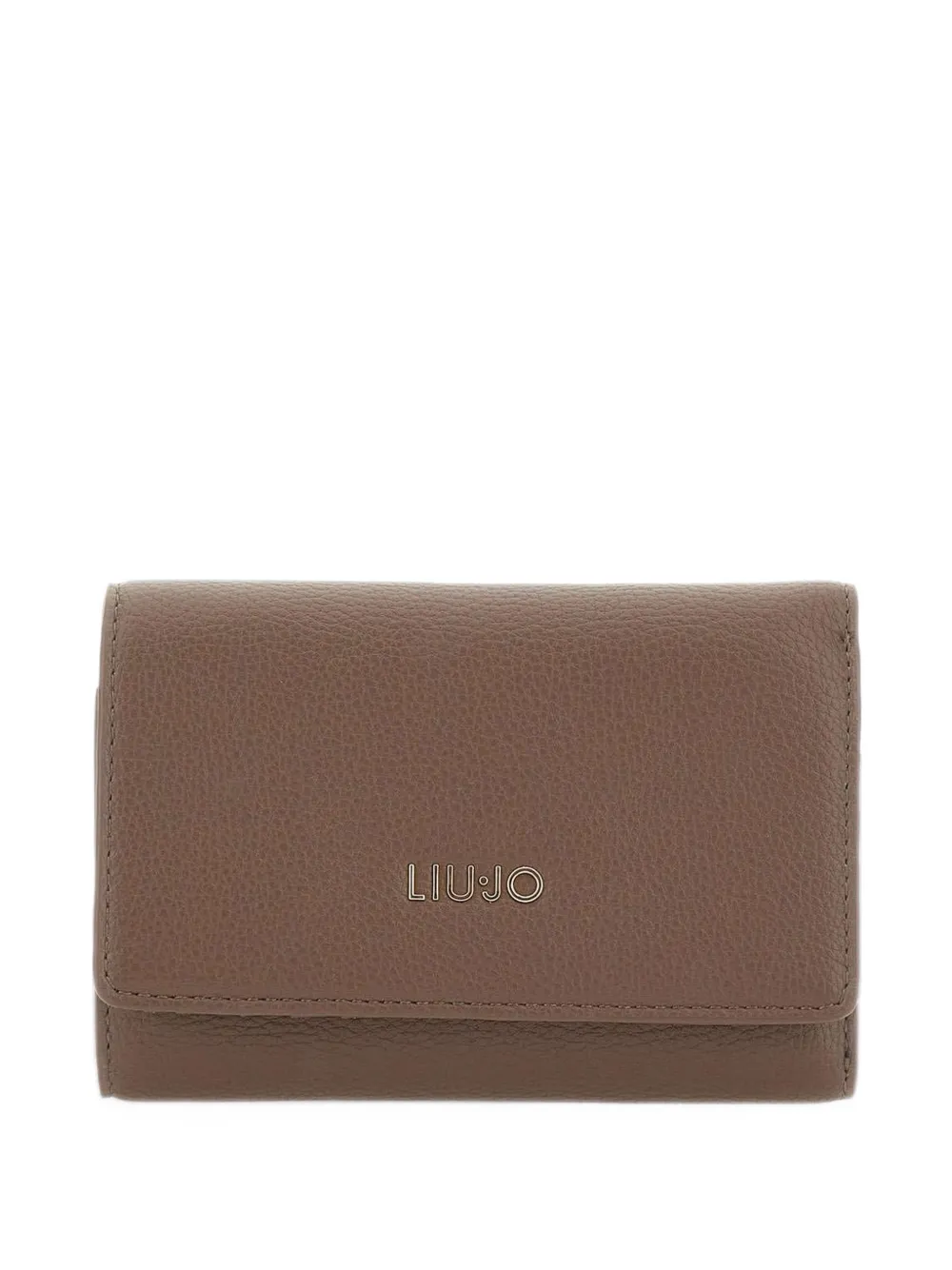 LIU JO large wallet with zip - Marrone