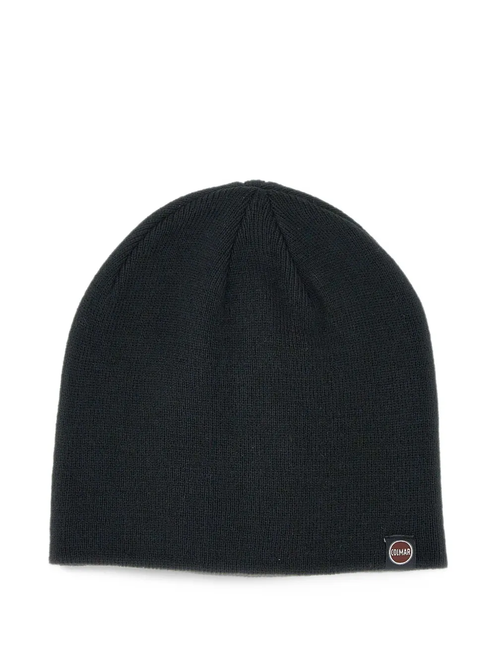 Colmar Shaggy stockinette-stitch beanie hat Zwart