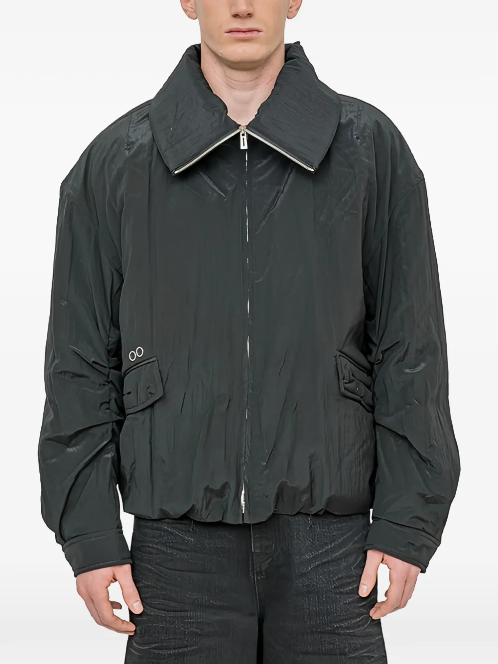 SONGZIO Benediction embroidered weld jacket - Noir