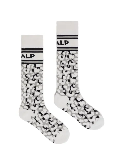 Fusalp leopard-print socks