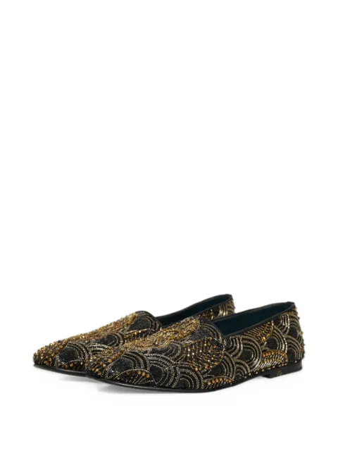 Dolce & Gabbana bead-embellished loafers