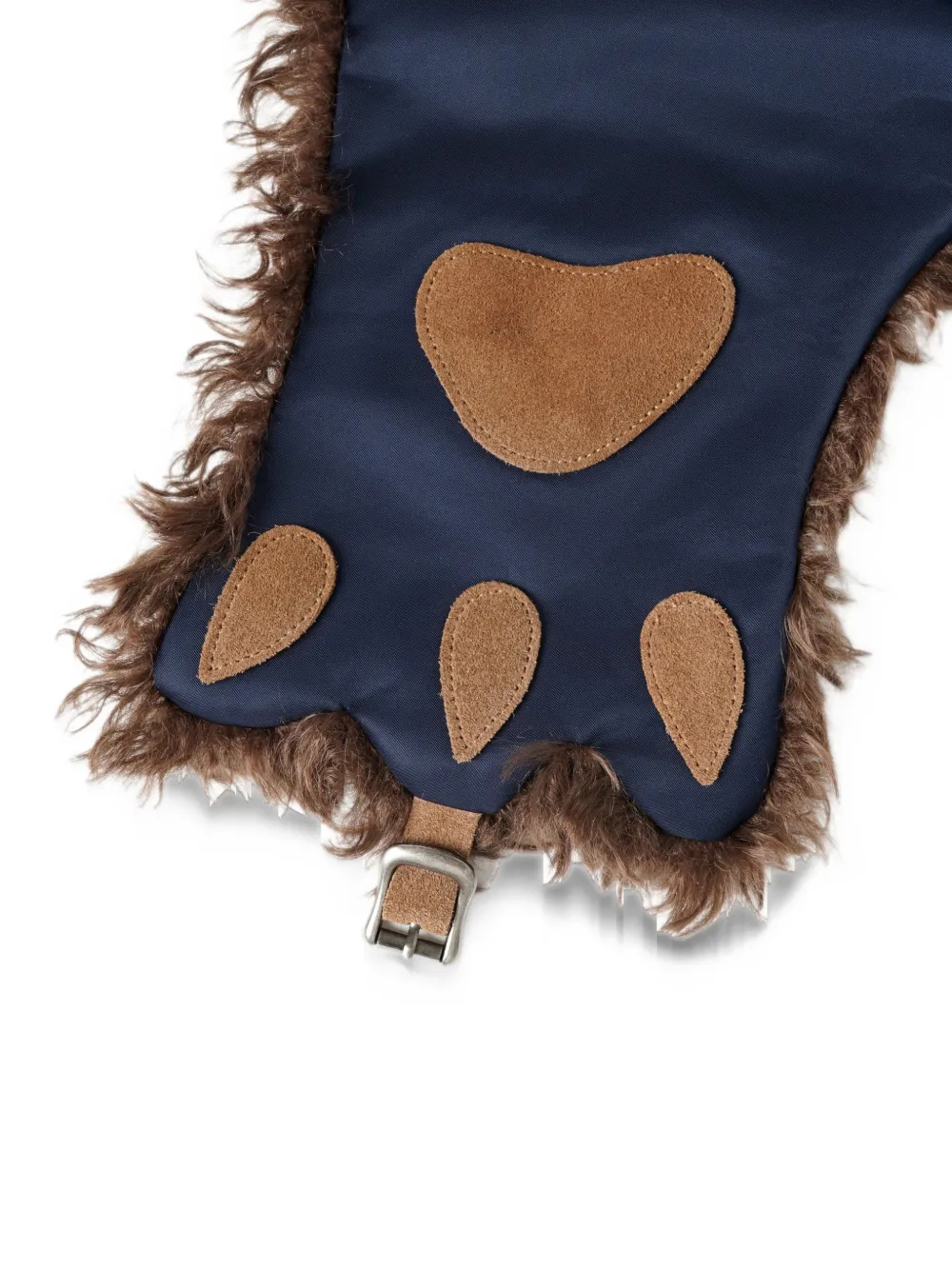 Feng Chen Wang faux-fur paw-detail trapper hat Blauw