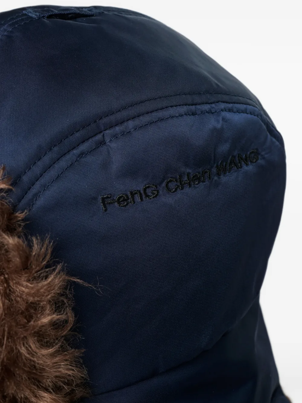 Feng Chen Wang faux-fur paw-detail trapper hat Blauw