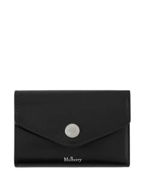 Mulberry folded logo-print leather wallet