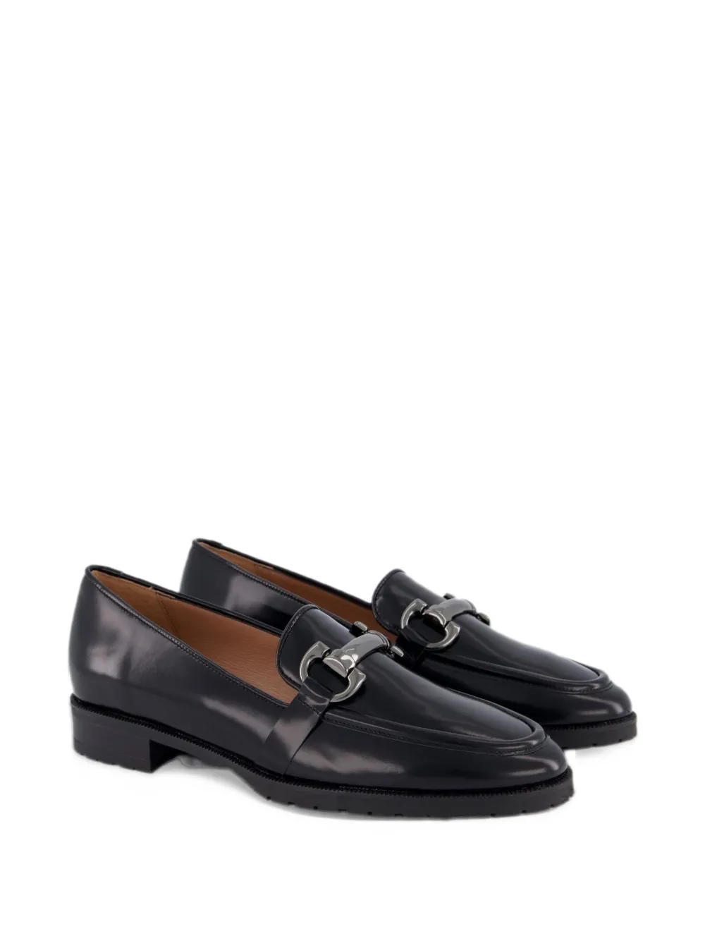 Gibaldi horsebit leather loafers - Nero
