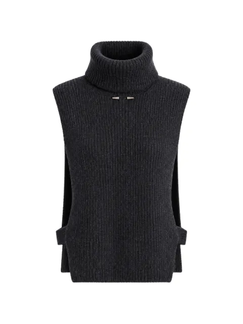 Isabel Benenato ribbed-knit roll-neck sweater