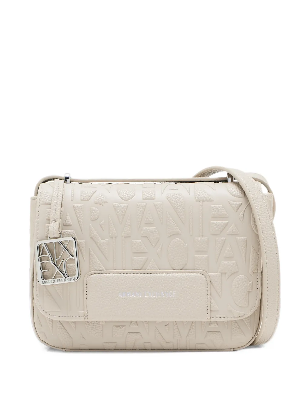 Armani Exchange logo-embossed cross body bag - Toni neutri