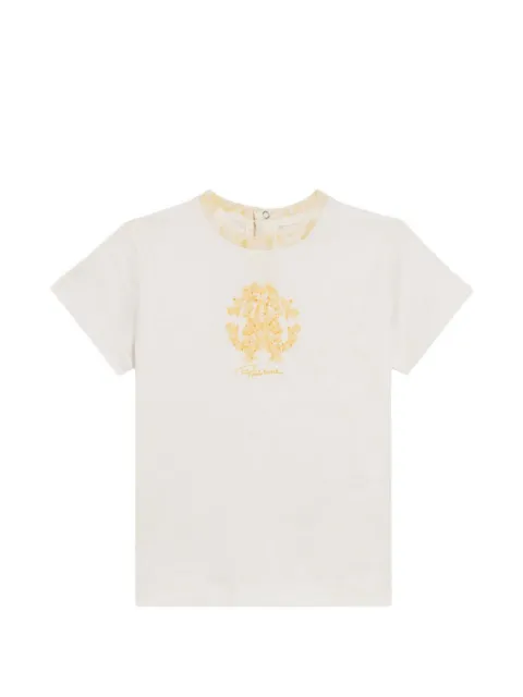 Roberto Cavalli Junior logo-print cotton T-shirt