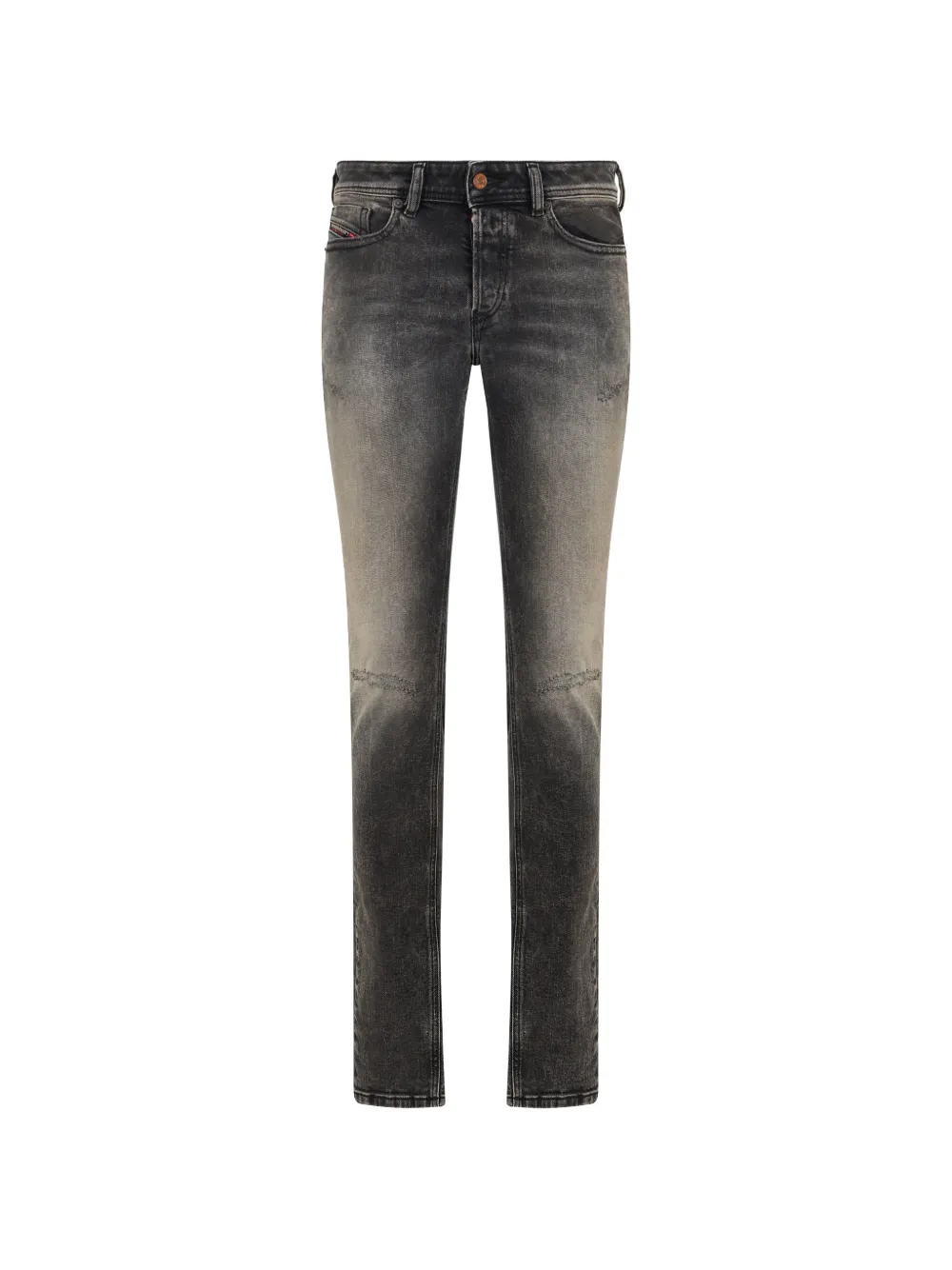 Diesel skinny-fit distressed jeans - Grigio