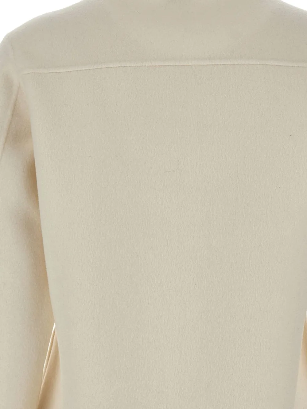 ASPESI wool beaver-effect shirt Beige