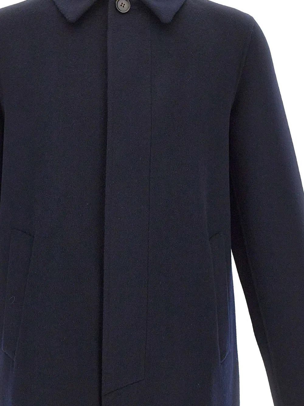 ASPESI single-breasted wool coat Blauw