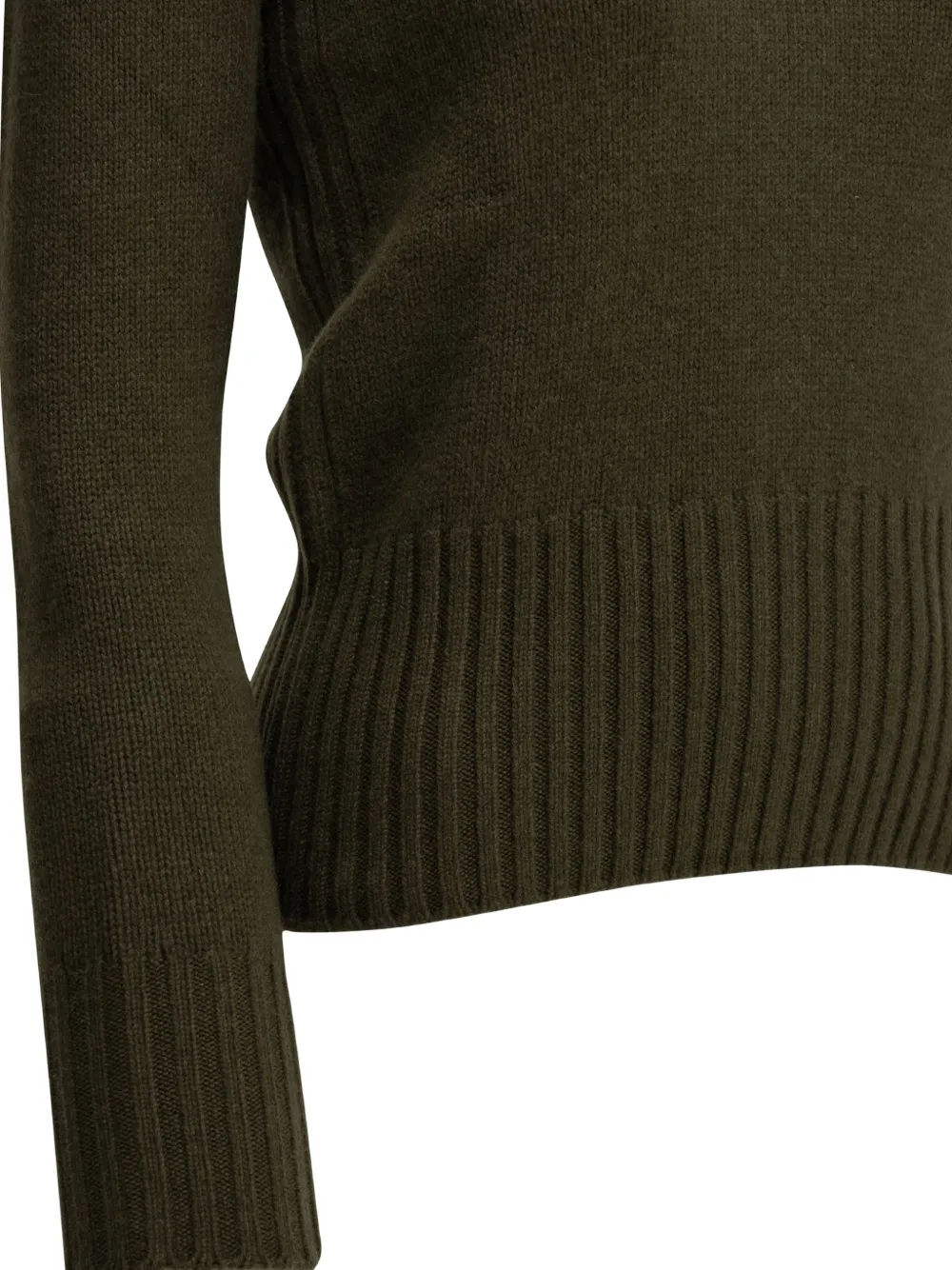 Fedeli Derby Edera roll-neck cashmere sweater Groen