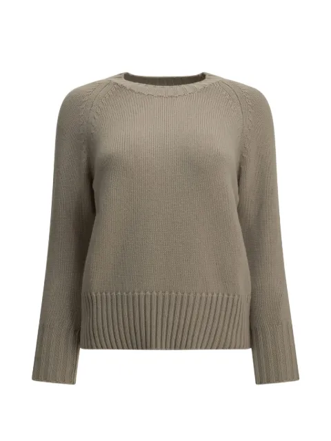 Fedeli Argentina Edera raglan-sleeve ribbed-trim sweater
