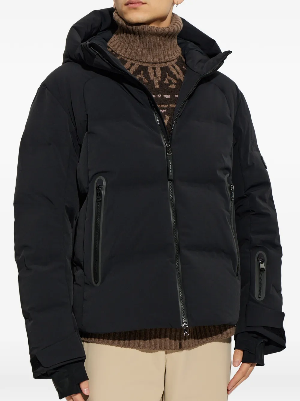 BOGNER Paale hooded ski jacket Zwart