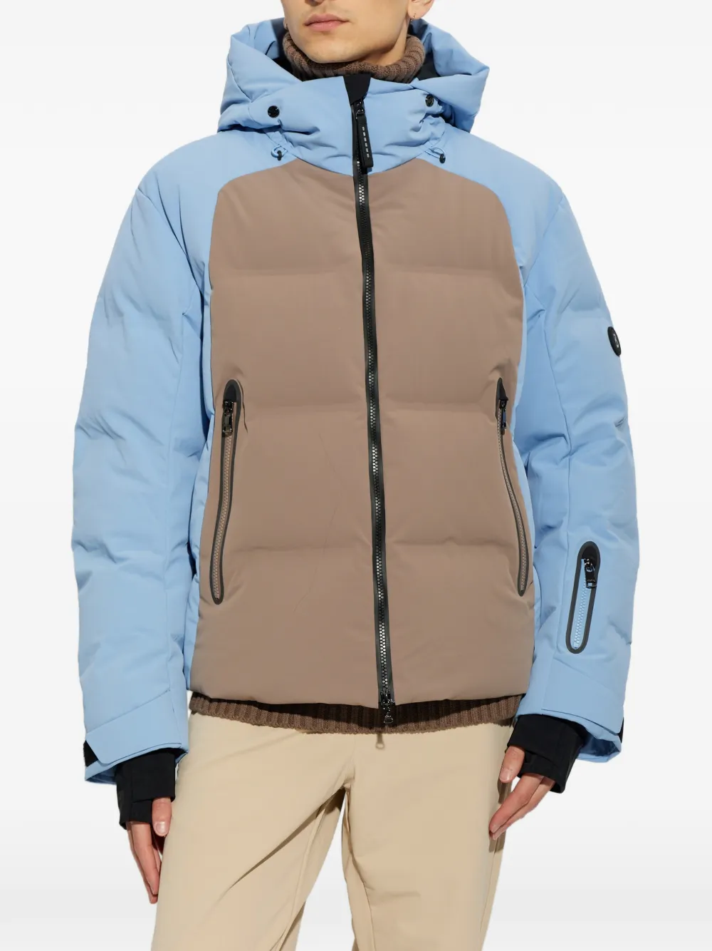 BOGNER Paale hooded ski jacket Blauw