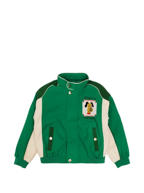 Mini Rodini Rodini Prix embroidered-patch padded jacket