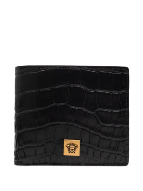 Versace Severine croc-effect leather wallet