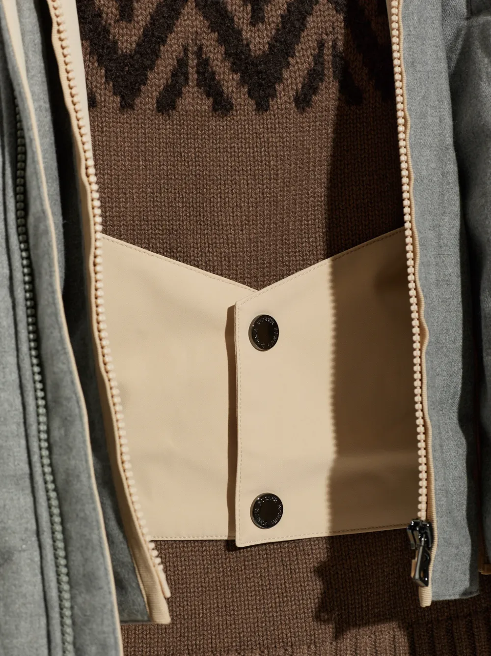 BOGNER Flann hooded down ski jacket Grijs