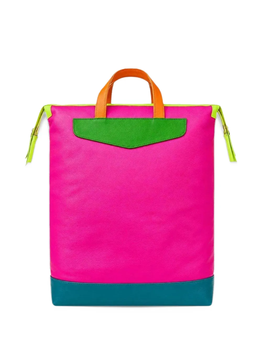 GV Gallery colour-block leather backpack - Rosa