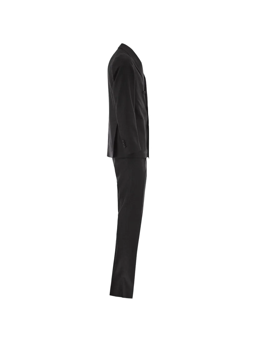 Tagliatore peak-lapels double-breasted suit Grijs