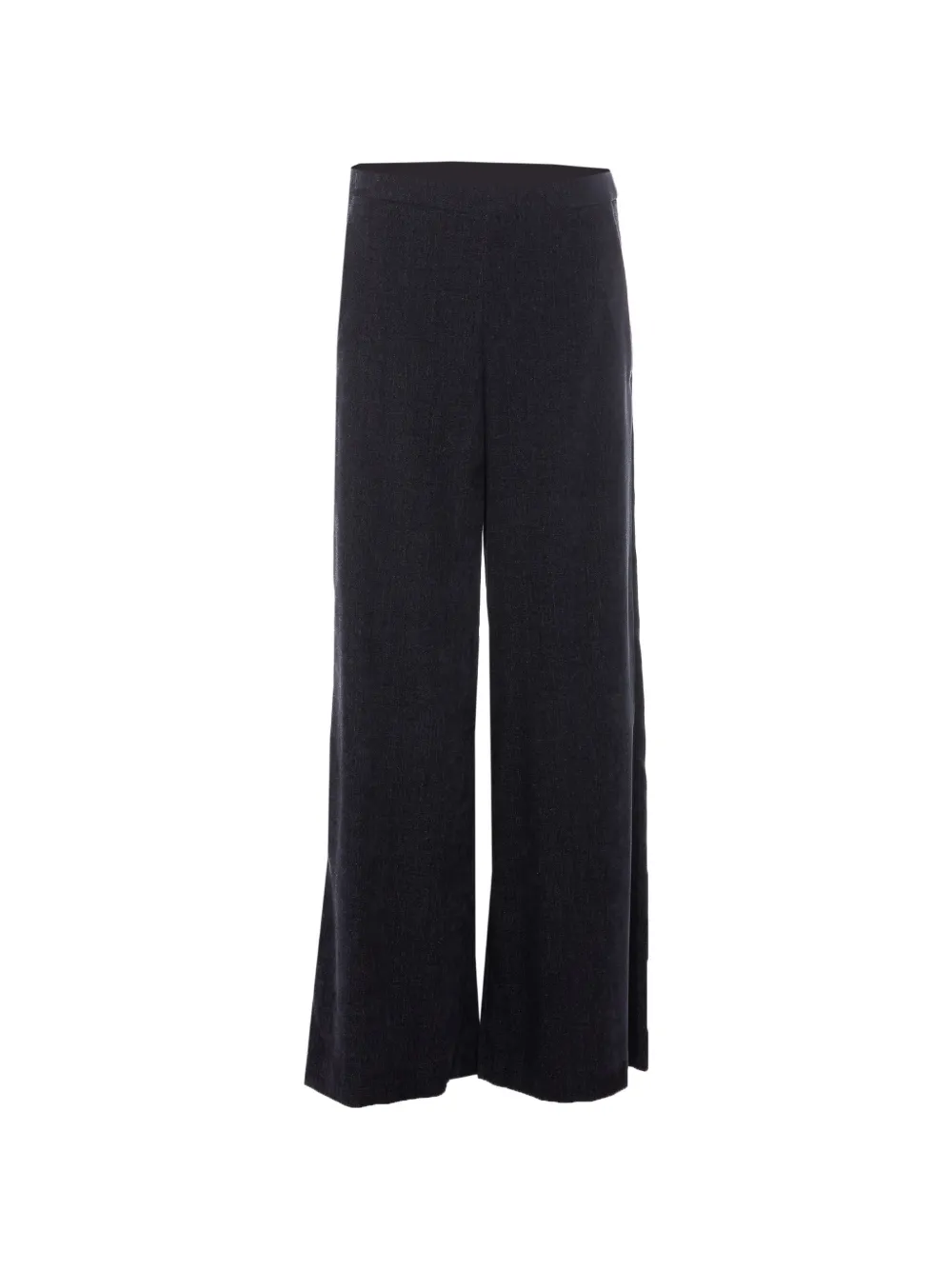 Rue du Bac denim-effect elasticated trousers Blauw