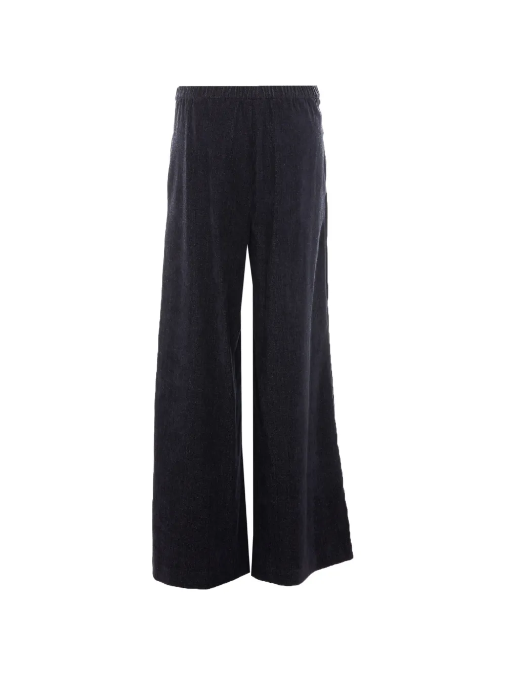 Rue du Bac denim-effect elasticated trousers Blauw